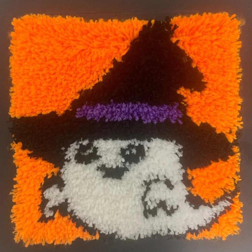 Ghost Latch Hook Rug